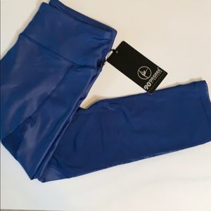 Blue Capri leggings